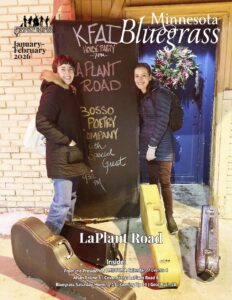Emily LaPlant and Liz Ashworth f LaPlant Road band stand outside of the 331 Club in Minneapolis